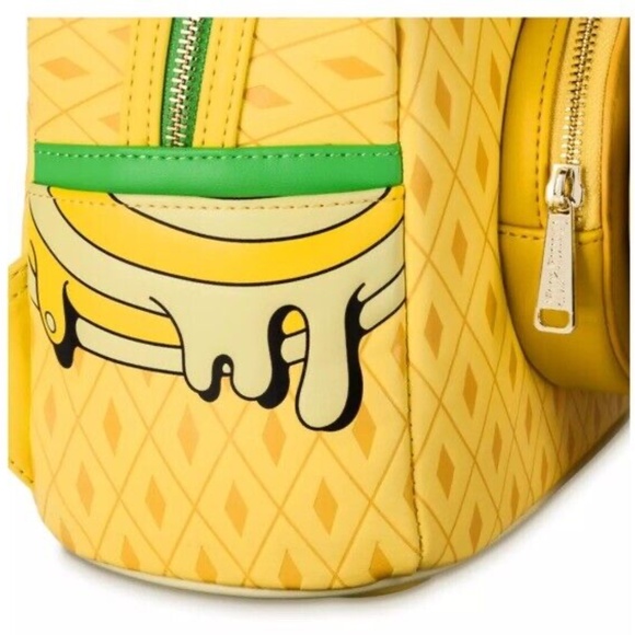 Disney Parks Loungefly 2024 Disney Eats Pineapple Swirl Dole Whip Backpack - NEW - Picture 3 of 4